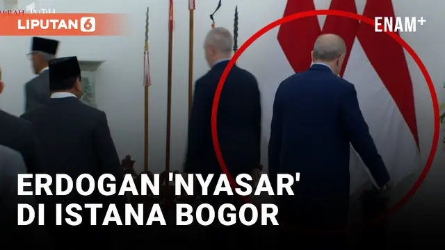 VIDEO: Momen Erdogan Hampir Nyasar di Istana Bogor