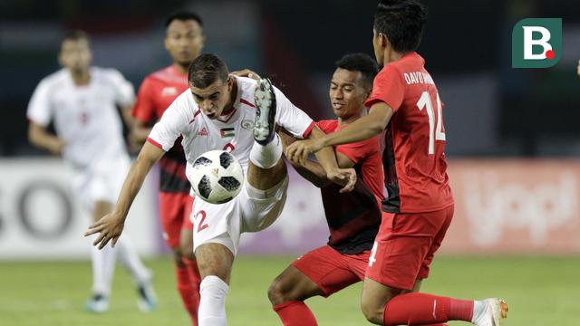 Sepak Bola : Indonesia Vs Palestina