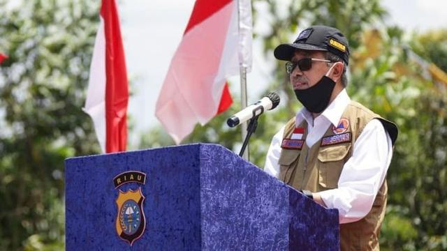 Gubernur Riau Syamsuar.