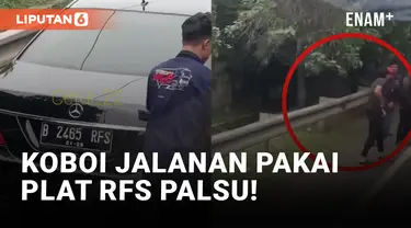 Koboi Jalanan Kembali Beraksi! Kali Ini Plat RFS di Jalan Tol