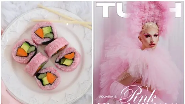 Warna-Warni Sushi Ini Mirip Bak Busana Super Model