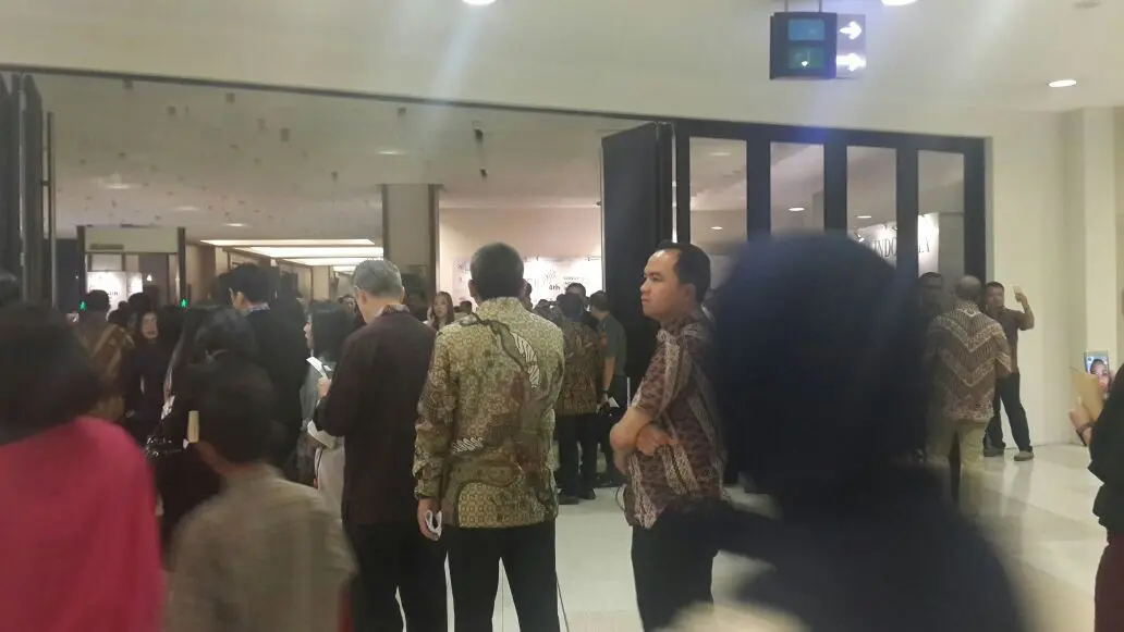 Ribuan orang antre untuk menyaksikan pidato Barack Obama di Kongres Diaspora Indonesia, Sabtu 1 Juli 2017 (Liputan6/Rizki Akbar Hasan)