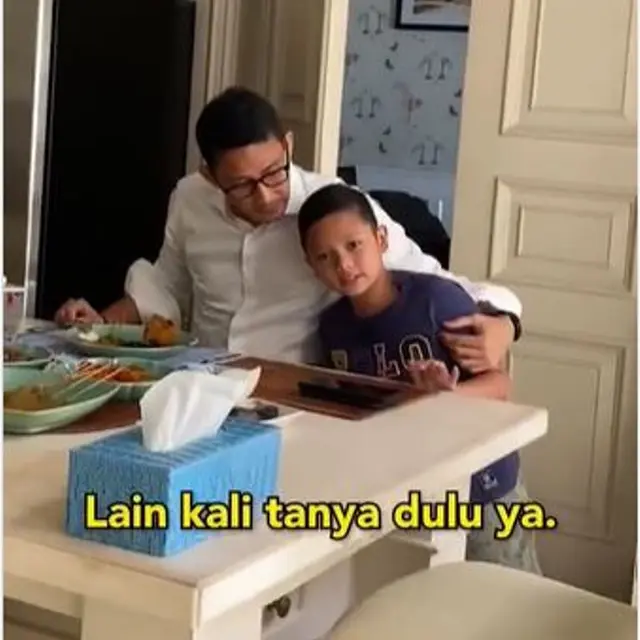 Reaksi Sandiaga Uno Saat Anaknya Menelepon Staf Khusus Presiden Tanpa Seizin Dirinya