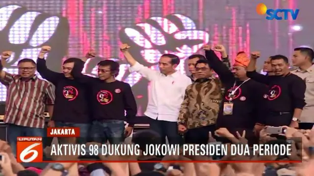 Jokowi Dapat Dukungan di Pilpres 2019 dari Rembug Nasional Aktivis 98