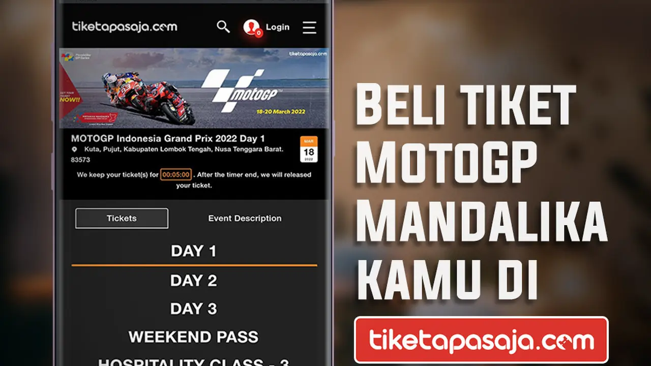 Beli Tiket MotoGP Mandalika