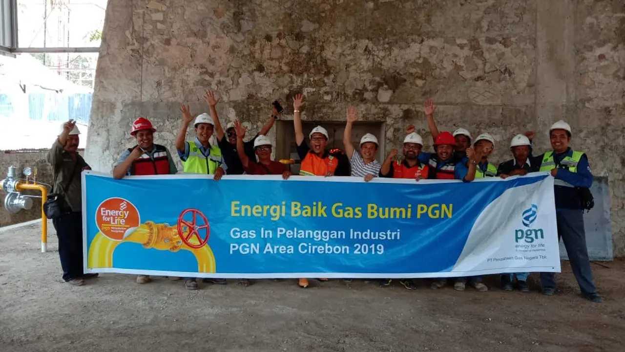 PGN Pasok Gas Bumi ke Industri Kapur di Majalengka