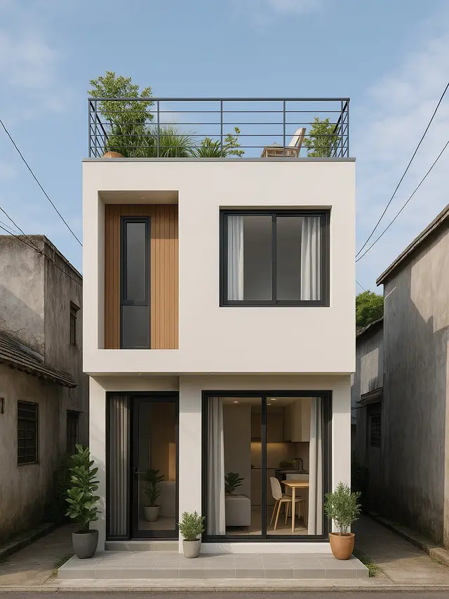 10 Model Rumah Kecil tapi Mewah 2 Lantai, Nyaman di Lahan Terbatas