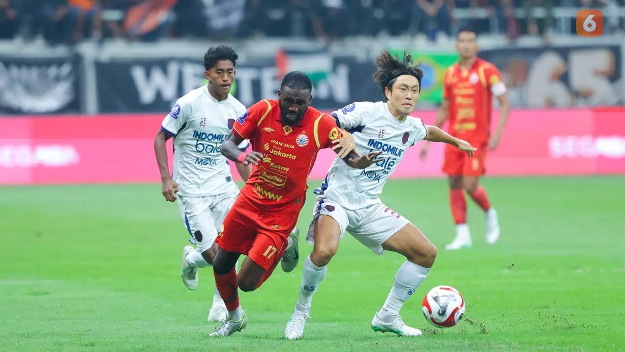 Foto: Macan Kemayoran Ngamuk, Persija Lumat Persita di BRI Super League