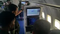 KRI usir kapal nelayan asing yang ada di Natuna, Sabtu (11/1/2020). (dok TNI)