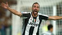 Striker Juventus asal Argentina, Gonzalo Higuain. (AFP/Marco Bertorello)