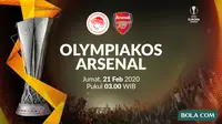Liga Europa - Olympiakos vs Arsenal. (Bola.com/Dody Iryawan)