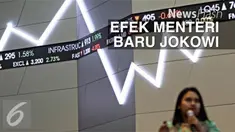 IHSG menguat disebabkan sentimen positif pasar setelah Jokowi mengumumkan reshuffle kabinet baru 
