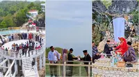 25 pasang pengantin nikah massal pada momen Kemerdekaan RI di Gunung Kidul, Yogyakarta. (sumber: Instagram/updatedisini)