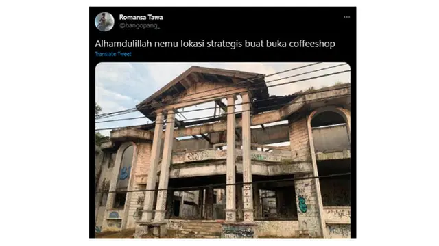 6 Ide Kocak Bangunan Proyek Mangkrak Jadi Coffee Shop Ini Bikin Geleng Kepala