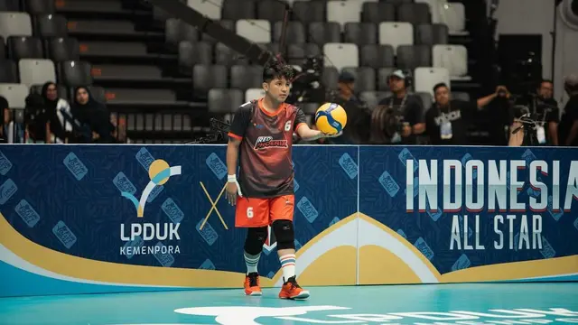 9 Potret Aksi Jirayut di Laga Pembuka Fun Volley Ball 2024, Jadi MVP