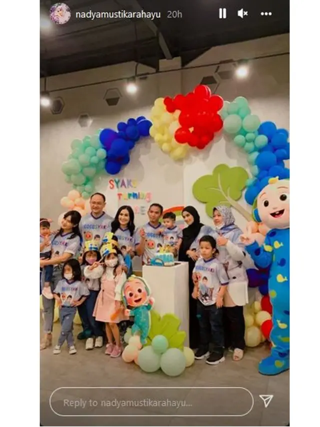 7 Momen Ultah Pertama Baby Syaki, Rizki DA Bertemu Nadya Mustika Pasca Cerai