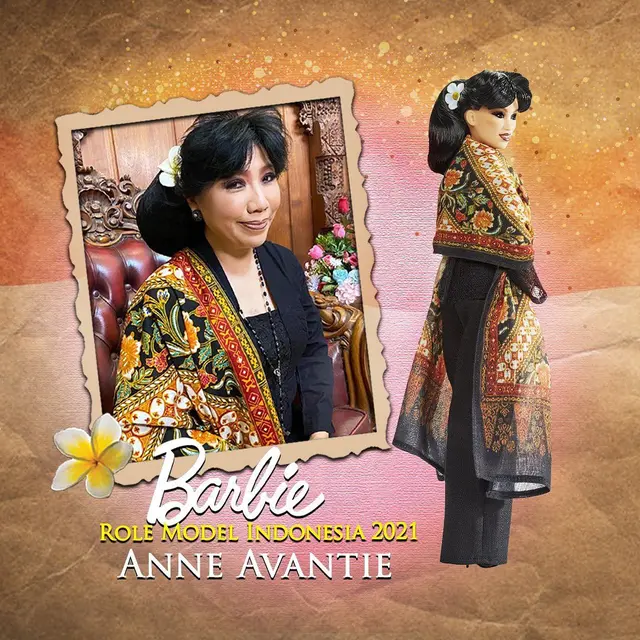 6 Potret Desainer Anne Avantie, Orang Indonesia Pertama Jadi Role Model Barbie