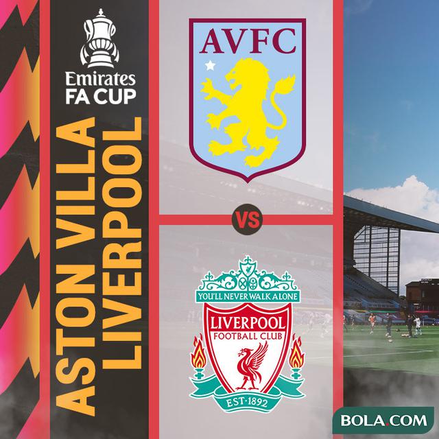 Piala FA - Aston Villa Vs Liverpool