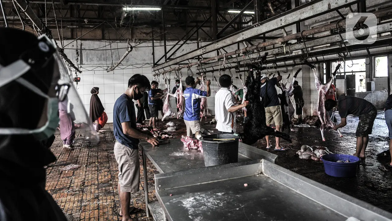 FOTO: Penyembelihan Hewan Kurban di Tengah Pandemi COVID-19