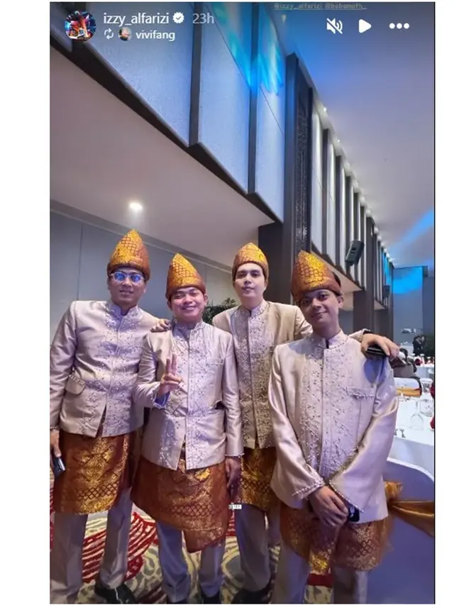7 Potret Pesta Resepsi Kedua Andika Kangen Band dan Istri, Digelar Mewah di Hotel