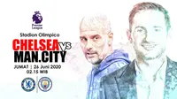 CHELSEA FC VS MANCHESTER CITY (Liputan6.com/Abdillah)