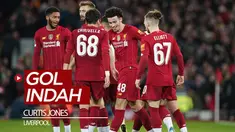 Berita video gol indah pemain 18 tahun, Curtis Jones, mengantarkan Liverpool meraih kemenangan 1-0 atas Everton pada babak 3 Piala FA 2019-2020, Minggu (5/1/2020).