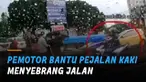 Video yang tersebar di media sosial ini mengundang komentar warganet yang kagum dengan aksi pemotor tersebut.