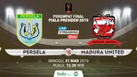 Piala Presiden: Persela Lamongan vs Madura United. (Bola.com/Dody Iryawan)