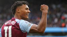 Aston Villa tercatat pernah disinggahi para pemain haus gol dari musim ke musim, tak terkecuali pada musim ini. Tercatat 5 pemainnya yang kini masih aktif bermain, mengisi daftar 5 besar sebagai pemain aktif dengan jumlah gol terbanyak bagi The Villans di semua kompetisi hingga saat ini. Sang pemuncak daftar menjadi satu-satunya pemain yang masih berseragam Aston Villa pada musim 2023/2024. (AFP/Geoff Caddick)