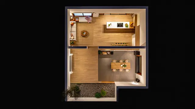 Desain Rumah 1 Lantai dengan Konsep Terbuka (Foto: Reve.com)