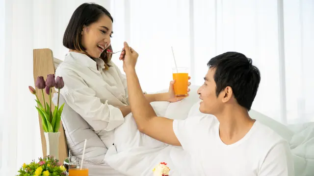 Ilustrasi pasangan bahagia