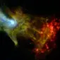 Nebula 'Hand of God' yang ditangkap NuSTAR milik NASA (Sumber: Space.com)