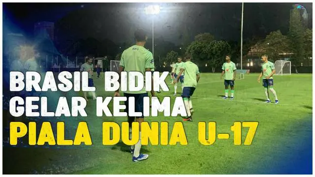 Berita Video, Timnas Brasil U-17 jalani sesi latihan pada Selasa (7/11/2023)
