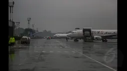  Koreksi tarif penerbangan murah tersebut muncul setelah tragedi pesawat AirAsia QZ8501 pada 28 Desember 2014, Jakarta, Jumat (23/1/2014). (Liputan6.com/Faizal Fanani)