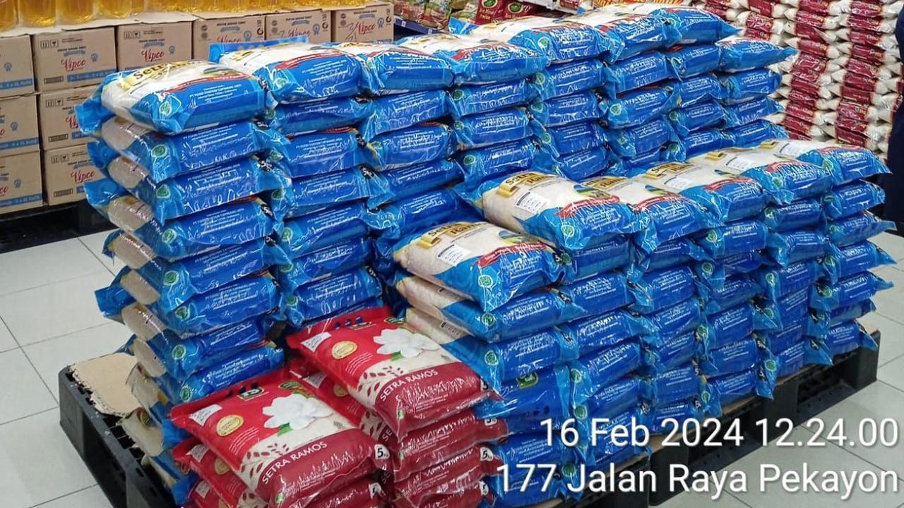 Stok beras di Ritel