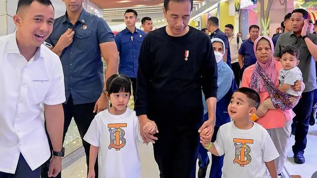Potret Jokowi Ajak Anak Kahiyang Ayu Libur Lebaran