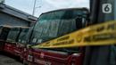 Bus Transjakarta tersebut telah diserahkan oleh Dinas Perhubungan kepada Badan Pengelolaan Aset Daerah.  (merdeka.com/Iqbal S. Nugroho)