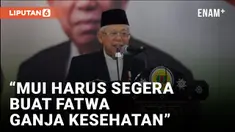 Ma'ruf Amin Minta MUI Buat Fatwa Penggunaan Ganja Medis