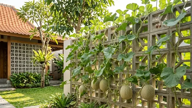 Tips Menanam Melon di Pagar Rumah
