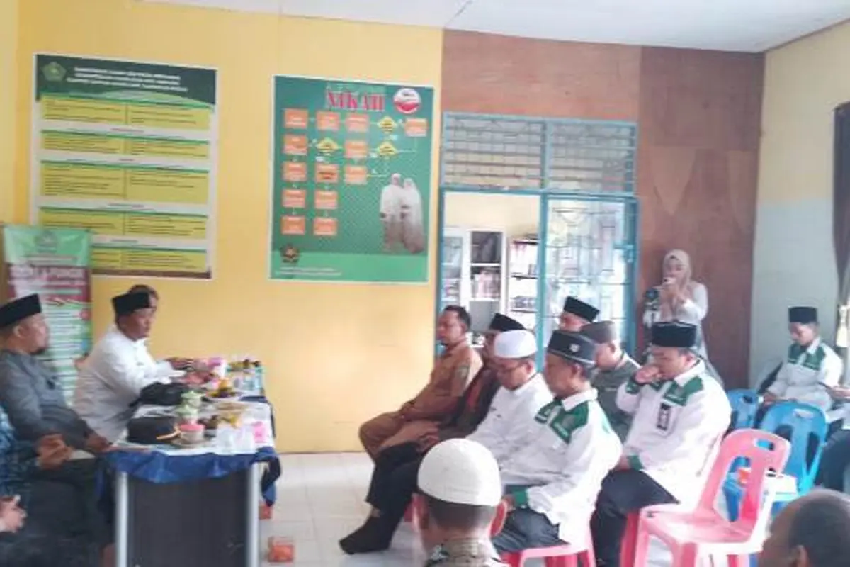 Pertemuan MUI Kepulauan Meranti dengan Polres Kepulauan Meranti dan pihak yang diduga menyebarkan aliran sesat.