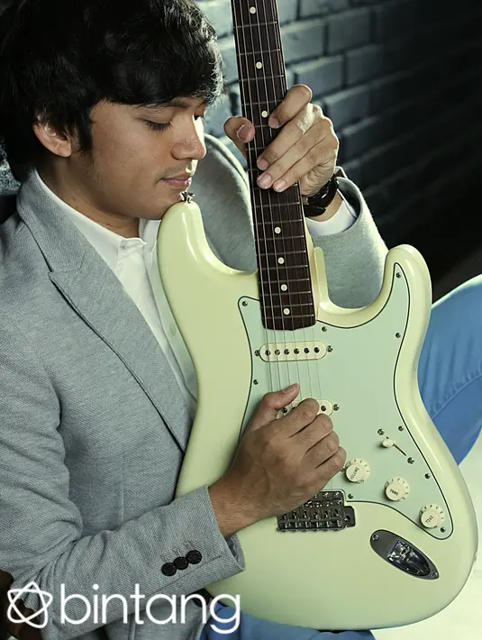 Meski disibukkan dengan banyak kegiatan, rupanya pria berusia 24 tahun ini memilih perkembangan album baru dan solo kariernya sebagai prioritas. (Fathan Rangkuti/Bintang.com)