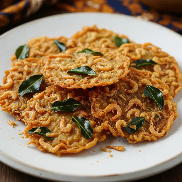 Rempeyek Udang Padang (Gemini AI)