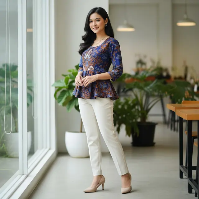 9 Model Atasan Batik Wanita Cocok untuk Acara Formal dan Informal
