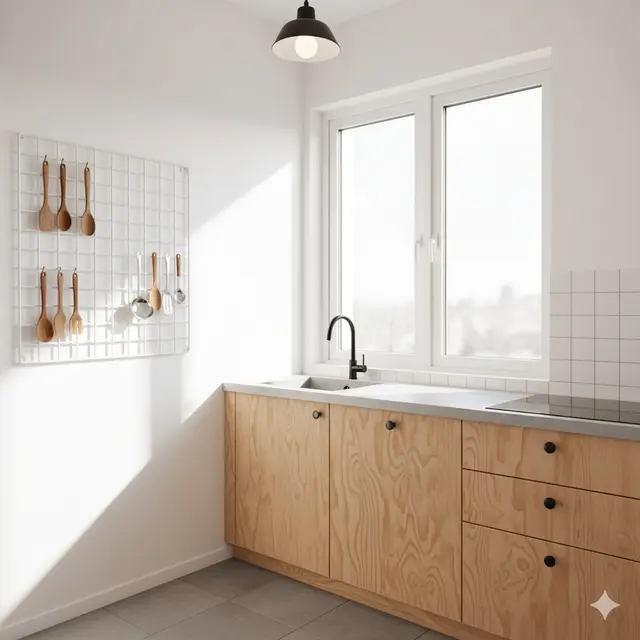 Dapur Rumah Kecil 2x2 Meter Gaya Japandi