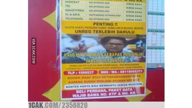 5 Spanduk Jualan Pulsa Ini Nyeleneh Banget, Bikin Geleng Kepala