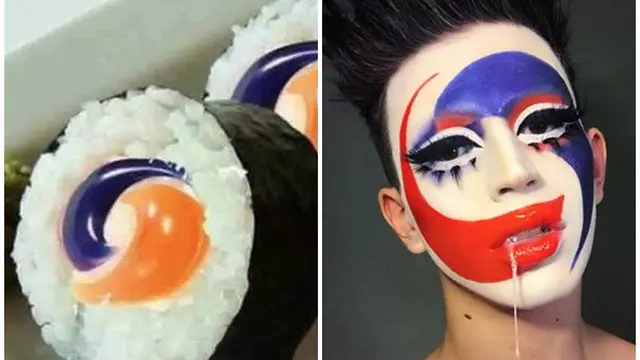 Warna-Warni Sushi Ini Mirip Bak Busana Super Model