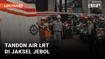 4 Fakta Terkait Tandon Air Jebol di Proyek LRT Kuningan Jaksel