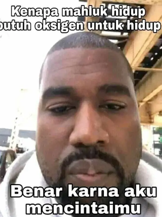 6 Meme Pantun Tidak Nyambung Bikin Dahi Berkerut