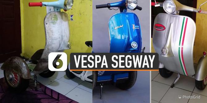 VIDEO: Keren, Vespa Segway Elektrik Buatan Anak Bangsa