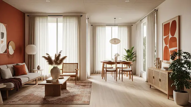 5. Ide Pembagian Ruang Rumah Kecil Agar Luas dan Terasa Lega di 2025 /Ilustrasi gambar AI